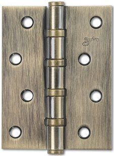 Петля универсальная Safita 100х75х2,5mm 4BB AB - античная бронза 44-1596 фото