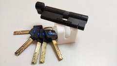 Цилиндр HardLock серии К 90 мм (Т45x45) ключ-тумблер черный 44-8835 фото