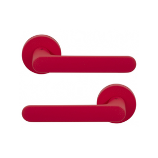 Дверная ручка Colombo Design MOOD One CC11, strawberry red (клубнично-красный) 61905 фото