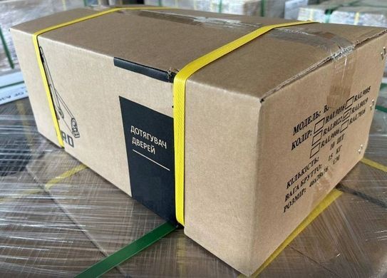 Дотягувач накладний FRD 2000 чорний (06) RAL 9005 до 100 кг, 1250 мм, EN5 49-4035 фото