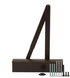 Дверний дотягувач Geze TS 2000 NV BC 2/3/4 до 100 кг з тягою, коричневий 45-1275 фото 2