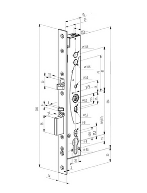 Замок электромеханический ABLOY EL 460 BS30мм 92мм FP24 SS UNIV DIN SOL 12-24V NC/NO PANIC_FUNCTION EI EL440/441 44-7592 фото