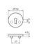 Щиток ABLOY LH001 pz_fin Round Фарба_чорна Active 40мм наскрізь fe_mus Комплект 44-9894 фото 5