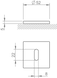 Накладка под BB TUPAI 4220 5SQ /T3 153 черный/кожа 49-3560 фото 3