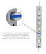 Замок врізний MUL-T-LOCK 3-WAY OMEGA+DIN OFMPB30328L CR UNIV BS65мм 85мм OMEGA_PRO VIP_CONTROL/3in1 1KEY+3KEY+1KEY+1KEY OMGP_BLACK+OMGP_GREEN+OMGP_YELLOW+OMGP_RED 93мм w/o_FP w/o_SP 49-4504 фото 7